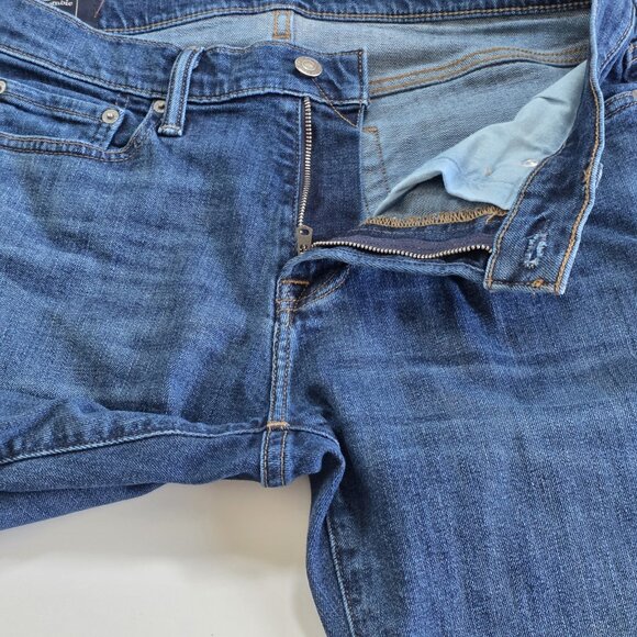Abercrombie & Fitch Jeans Men 31 x 30 Blue Rustin Athletic Slim Cotton Stretch - Picture 9 of 16